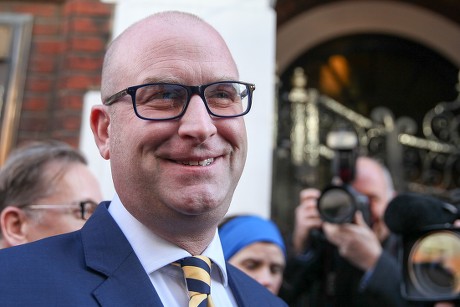 Paul Nuttall Arrives At The Emmanuel Centre In Westminster Hi Res Stock