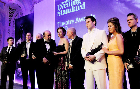 Evening Standard Theatre Awards 2010 at the Savoy Hotel - 28 Nov 2010