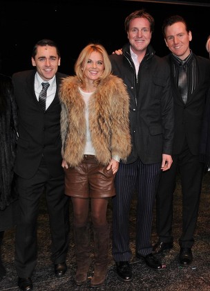 Geri Halliwell with Her Partner Henry Beckwith Took Their Parents to 'Jersey Boys' at the Prince Edward Theatre, Old Compton Street - 30 Nov 2010