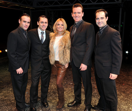 Geri Halliwell with Her Partner Henry Beckwith Took Their Parents to 'Jersey Boys' at the Prince Edward Theatre, Old Compton Street - 30 Nov 2010