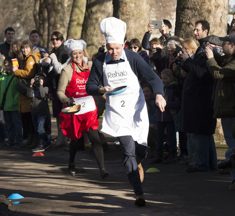 The Rehab Parliamentary Pancake Race - 17 Feb 2015