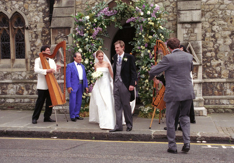 Wedding of Zac Goldsmith to Sheherazade Ventura-bentley at St Simon Zelotes Church, Knightsbridge - 06 Jun 1999