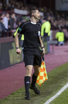 Standside Assistant Referee David Mcgeachie During Editorial Stock ...