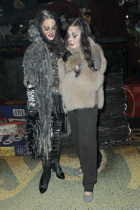 Cindy Adams takes the stage at 'CATS the Musical' as Grizzabella in Full Hair and Makeup to Announce her 8th Annual 'Blessing of the Animals', New York, USA - 30 Nov 2016