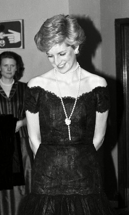1987 Diana Princess Wales Editorial Stock Photo - Stock Image