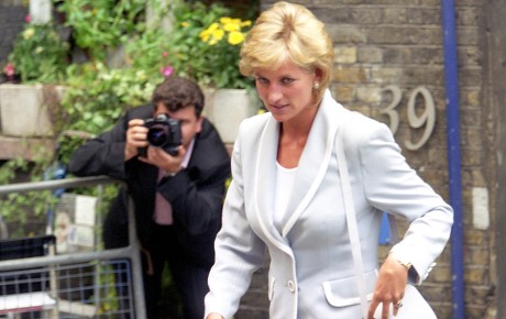 Diana Princess Wales Leaves English National Editorial Stock Photo