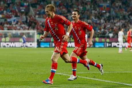 Russia v Czech Republic, UEFA Euro 2012 football match, Wroclaw, Poland - 08 Jun 2012