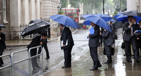 Scenes in Downing Street Westminster