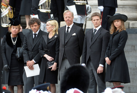 True Blue Lady Thatcher's Funeral at St Pauls Cathedral
