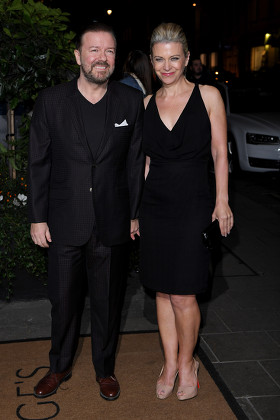Ricky Gervais Jane Fallon Editorial Stock Photo - Stock Image