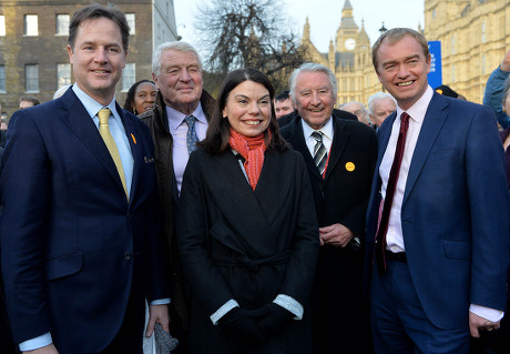 Liberal Democrat Sarah Olney, MP for Richmond Park, photocall on College Green, Westminster, London, UK - 05 Dec 2016