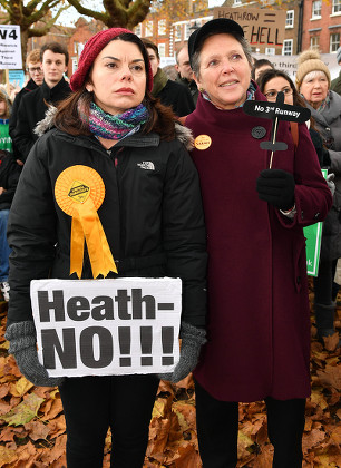Heathrow runway protest, London, UK - 19 Nov 2016