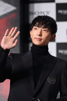 Actor Lee Joon-gi and actress Ali Larter attend the world premiere of the  film Resident