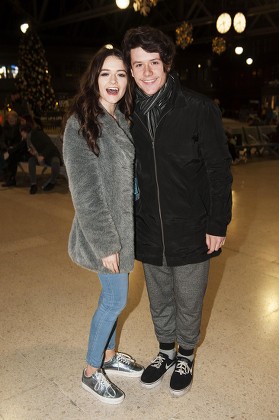 Emily Middlemas and Ryan Lawrie out and about, Glasgow, Scotland, UK - 13 Dec 2016