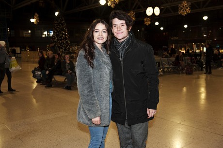 Emily Middlemas and Ryan Lawrie out and about, Glasgow, Scotland, UK - 13 Dec 2016
