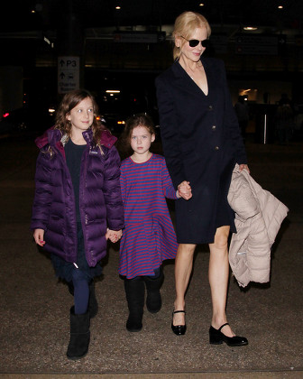 Nicole Kidman Daughters Faith Urban Sunday Editorial Stock Photo