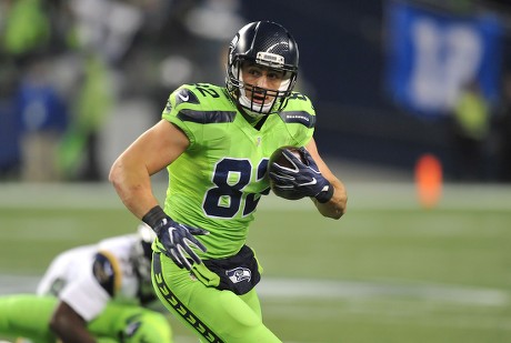 Seattle Tight End Luke Willson 82 Editorial Stock Photo - Stock Image