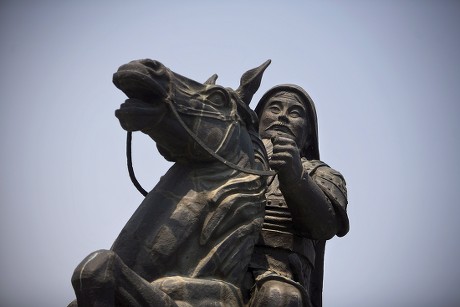 Large Statue Late Mongolian Ruler Genghis Editorial Stock Photo - Stock ...