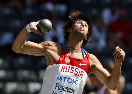 Aleksandr Pogorelov Russia Competes Shot Put Editorial Stock Photo