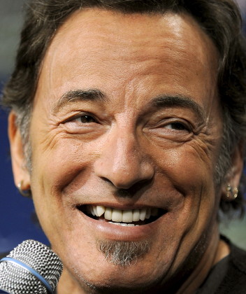 Us Singer Bruce Springsteen Smiles He Editorial Stock Photo - Stock ...
