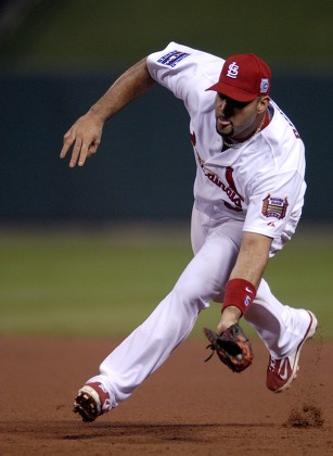 Former St Louis Cardinals First Baseman Editorial Stock Photo