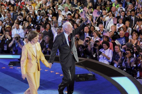 Former President Jimmy Carter His Wife Editorial Stock Photo - Stock