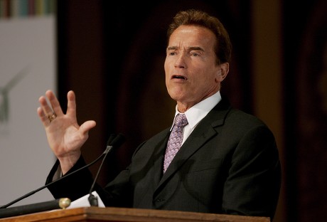 Governor California Arnold Schwarzenegger Speaks Georgetown Editorial