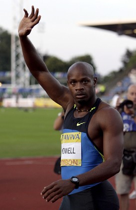 Jamaicas Asafa Powell Wins Mens 100 Editorial Stock Photo - Stock Image ...