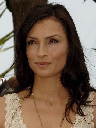 Dutch Actress Famke Janssen Poses During Editorial Stock Photo - Stock ...