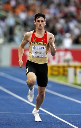 German Robert Hering Competes in the 200m Heat 2nd Round at the 12th Iaaf World Championships in Athletics Berlin Germany 18 August 2009