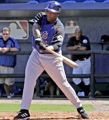 New York Mets Outfielder Endy Chavez Editorial Stock Photo - Stock Image