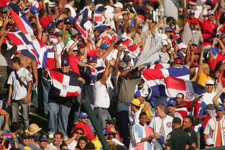 Dominican Republic Fans Cheer Their National Editorial Stock Photo ...