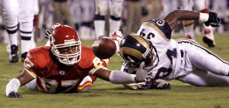 Kansas City Chiefs Player Larry Johnson Editorial Stock Photo