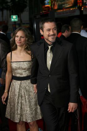 Robert Downey Jr Wife Susan Levin Editorial Stock Photo - Stock Image