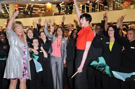 Erin O'Connor unveils new M&S Flagship in Colliers Wood, London, Britain - 1 May 2008 - 01 May 2008