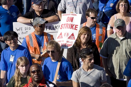 Boeing Machinists Union Members Who Work Editorial Stock Photo - Stock ...