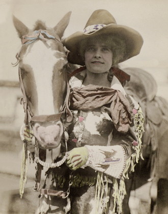 Cowgirl Lulu Bell Parr C1910 Reigned Editorial Stock Photo - Stock ...
