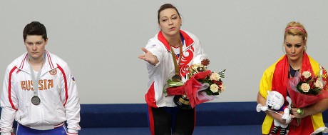 Gold Medalist Nadezhda Evstyukhina C Russia Editorial Stock Photo ...