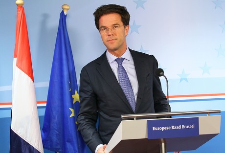 Dutch Prime Minister Mark Rutte During Editorial Stock Photo - Stock ...