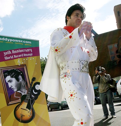 Britain Elvis 30th Anniversary Since Death - Aug 2007