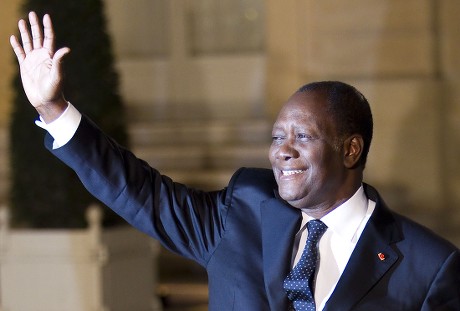 France Ivory Coast President State Visit - Jan 2012