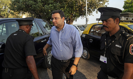Cyrus Mistry, ousted chairman of Tata Group arrives at his office in Mumbai, INDIA - 22 Dec 2016
