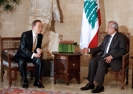 Lebanon Ban Ki - moon Diplomacy - Jan 2012