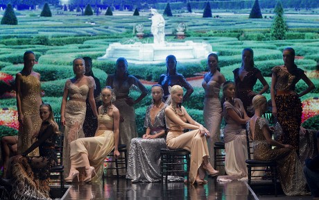 Opening Scene Models Fashion Show Israeli Editorial Stock Photo - Stock