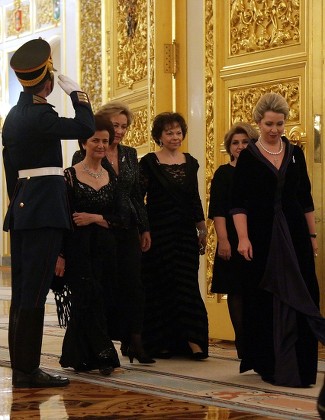 Russian First Lady Svetlana Medvedeva R Editorial Stock Photo - Stock ...