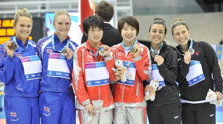 Romanian Divers Mara Elena Aiacoboae Maria Editorial Stock Photo