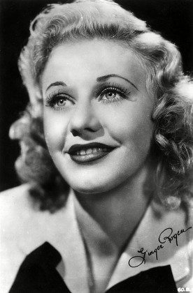 Ginger Rogers American Film Actress Dancer Editorial Stock Photo ...