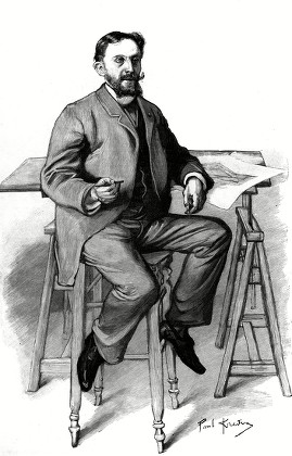 Charles Louis Ferdinand Dutert French Architect Editorial Stock Photo