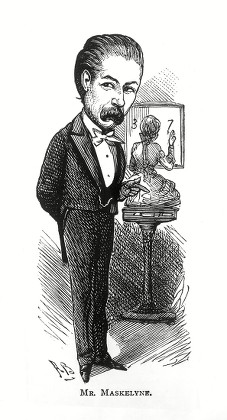 Mr Maskelyne Stage Magician 19th Century Editorial Stock Photo - Stock ...