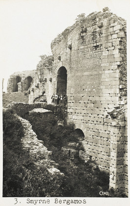 Enormous Ruined Walls Pergamon Pergamum Ancient Editorial Stock Photo ...